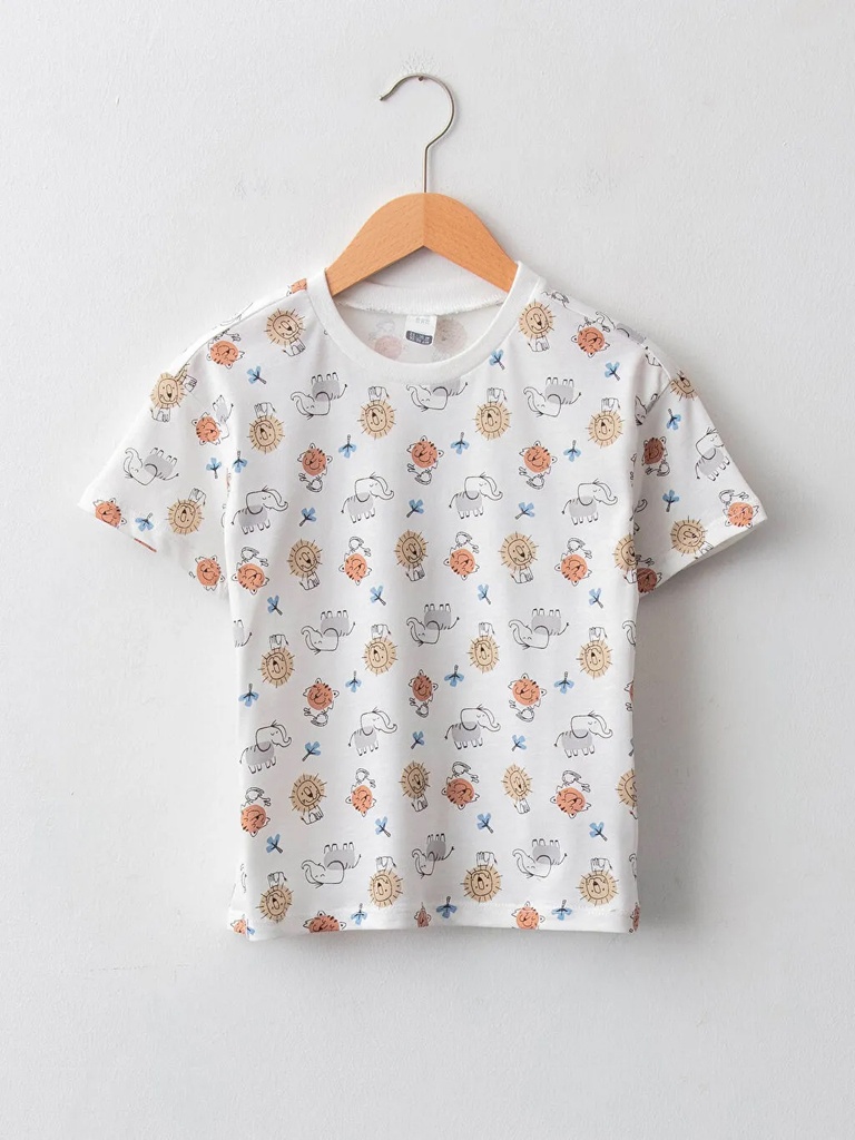 Lions elephants T-shirt