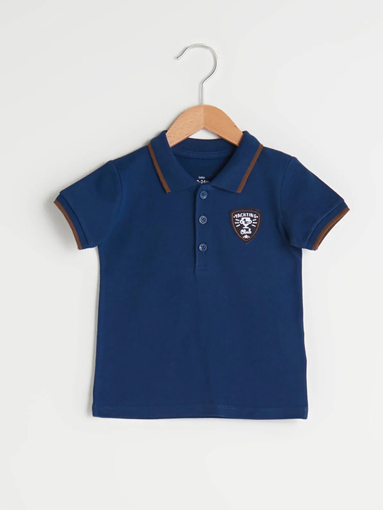 Navy Blue Polo T-shirt