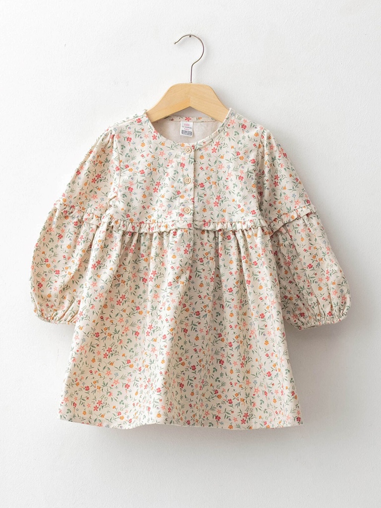 Floral Long Sleeve Dress