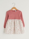 Knitwear Floral Dress