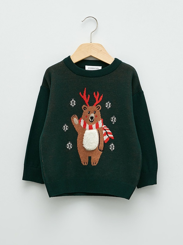 Green Knitwear Sweater