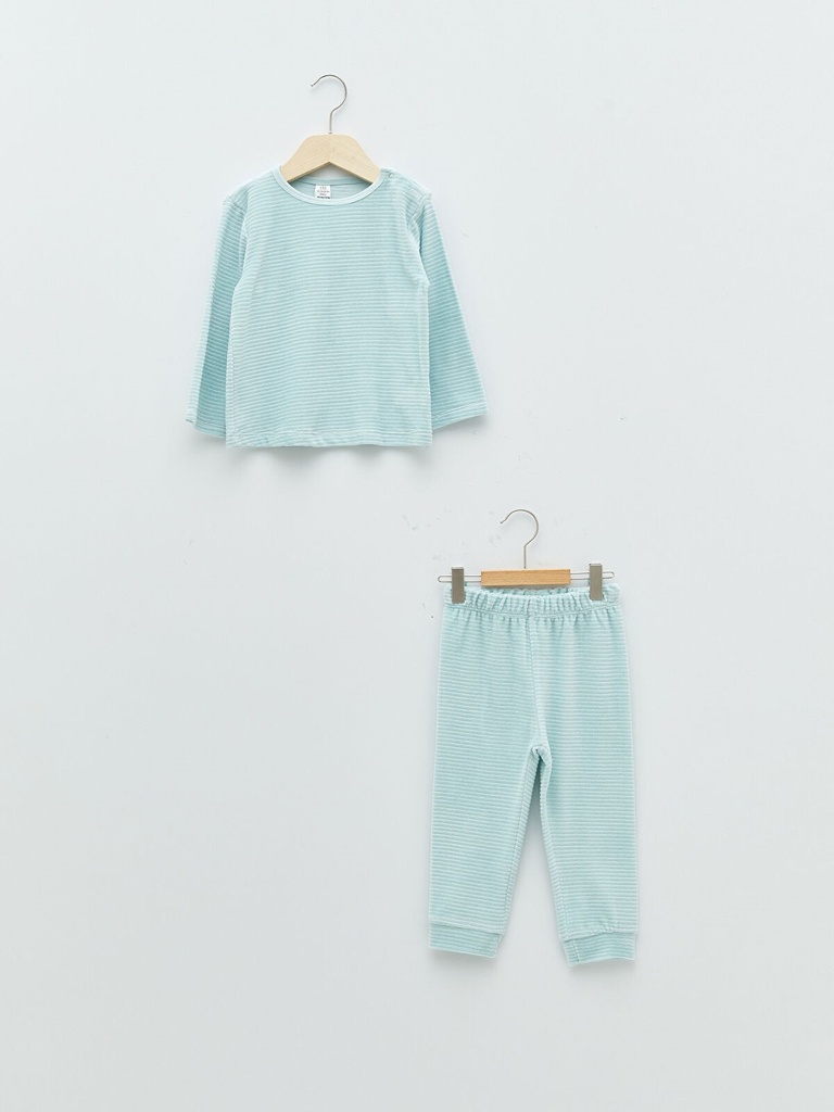 Pastel Green Velvet Pajama
