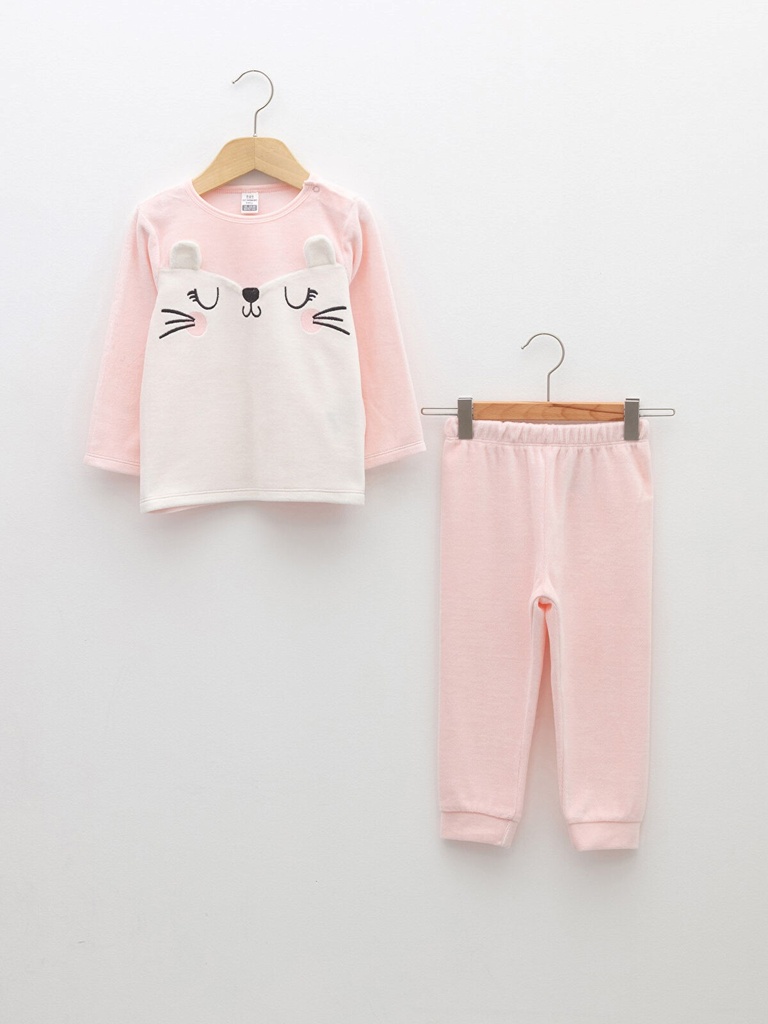Pink Velvet Girl Pajama
