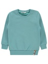 Aqua Green Fleece Sweatshirt