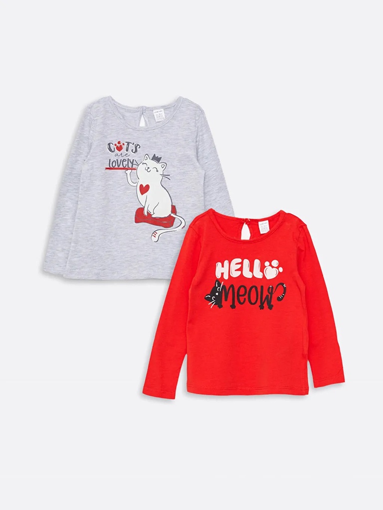Set of 2 Long sleeve T-shirt