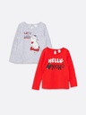 Set of 2 Long sleeve T-shirt