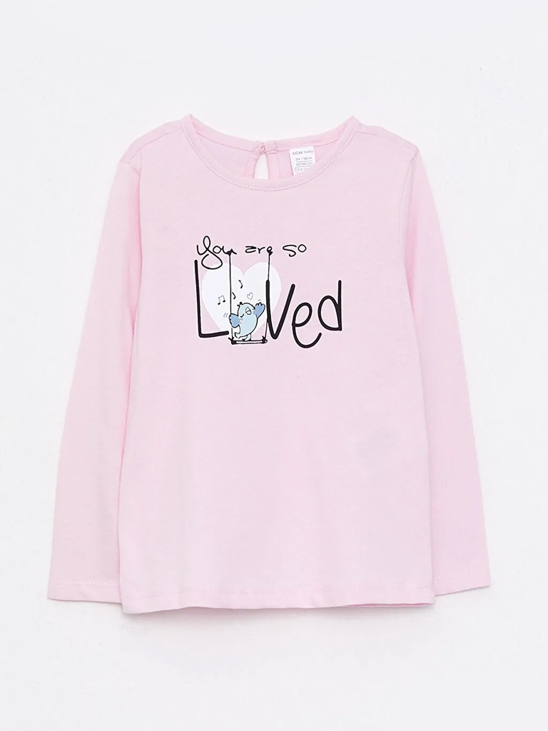 So Loved Pink Long sleeve T-shirt