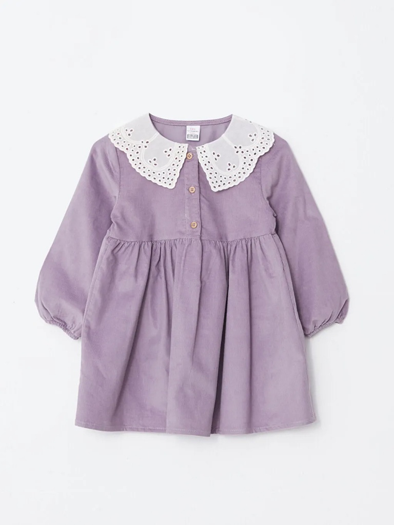 Lilac Velvet Dress