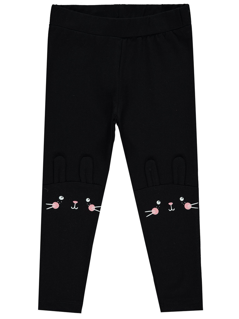 Black rabbit legging