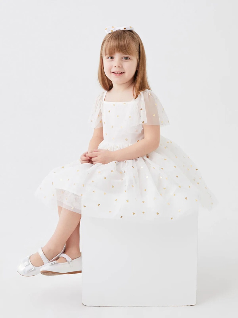 White Tutu Stars Dress