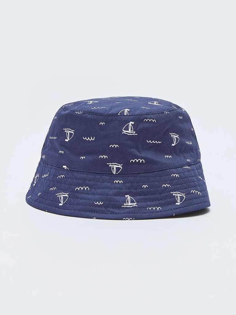 Navy Blue Boats Hat