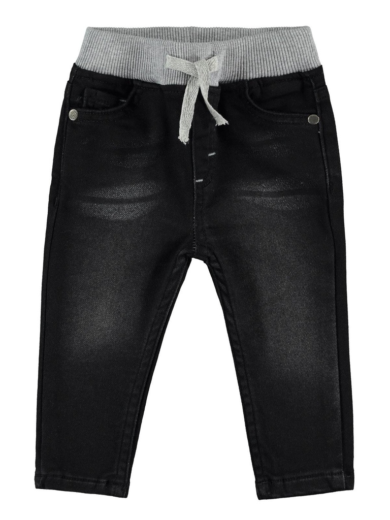Unisex  Black Baby jeans pants